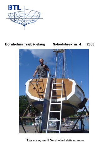 Nyhedsbrev nr. 4 2008 - Bornholm Træbåde Laug