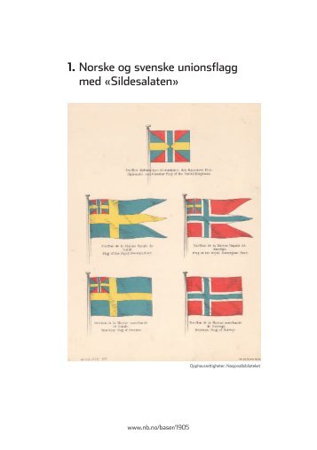 Norske og svenske unionsflagg med - Norges ambassade i Sverige