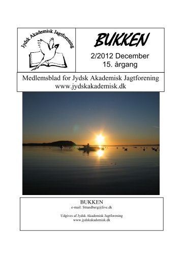 Bukken - december 2012 - Jydsk Akademisk Jagtforening
