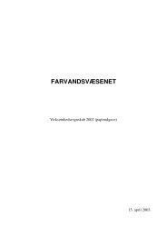 Virksomhedsregnskab 2002 - Farvandsvæsenet