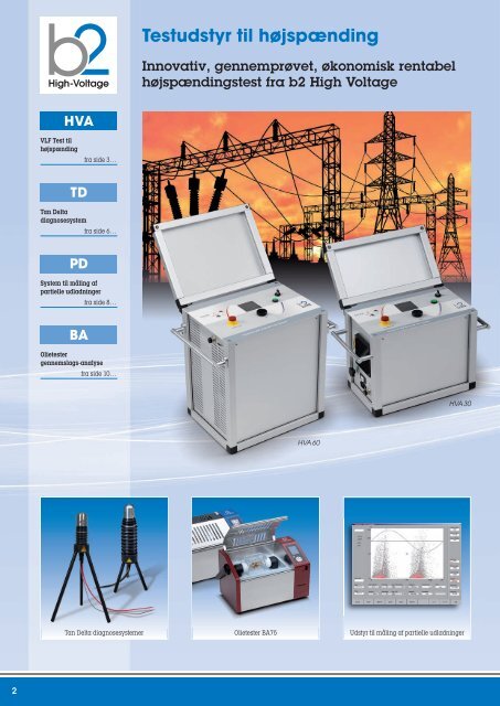 B2 High Voltage produktoverblik - DESITEK A/S