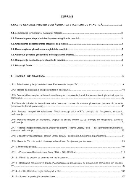 Cuprins Sigma Tv Televiziunea Ta De Practica