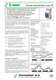 datablad (PDF-format) - Comadan