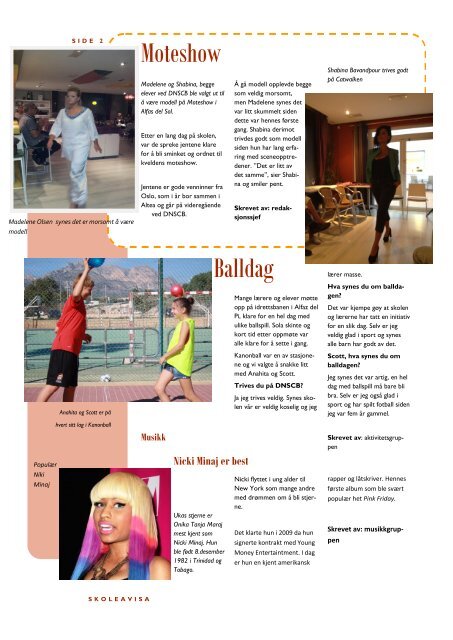 Les skoleavisa nr. 2 - Den Norske Skole Costa Blanca