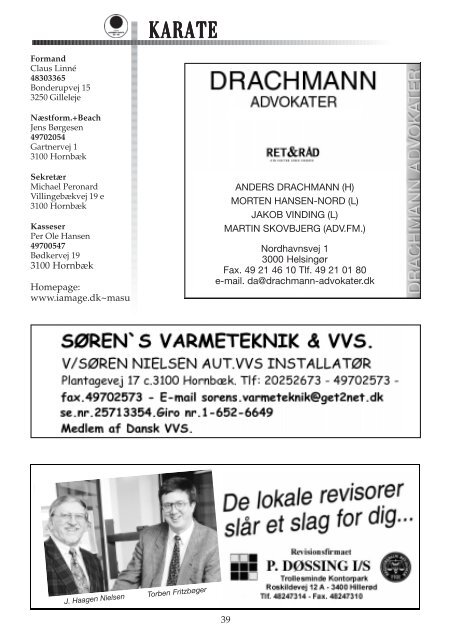 Hornbæk Idrætsforening Informerer - TIL 3100.DK