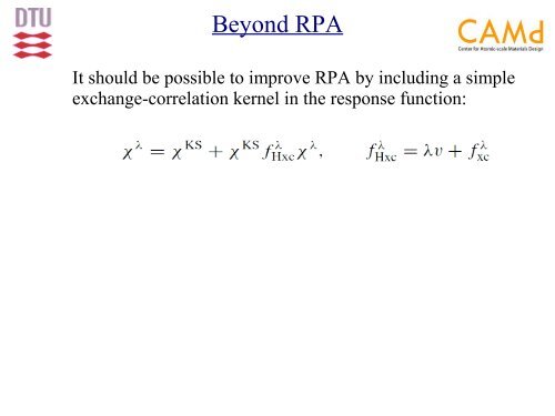 Extending the random phase approximation with renormalized ...