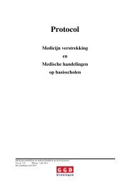 protocol-medicijnverstrekking-en-medisch ... - GGD Groningen
