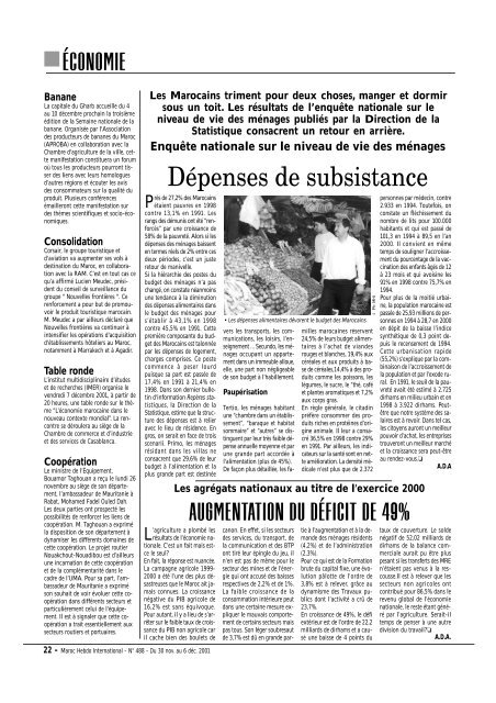 La dérive La dérive Les troubles sexuels des Marocains