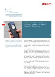 Ascom d81 - produktblad - Ascom Danmark