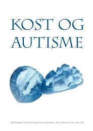 Kost og Autisme - Institut for optimal næring, helhedsorienteret terapi ...