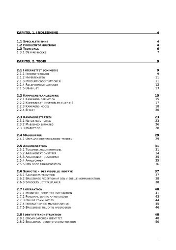 Kapitel 1. Indledning - klarskovpetersen.dk