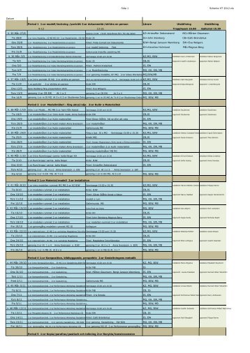 Schema HT 2012 - Gerlesborgsskolan