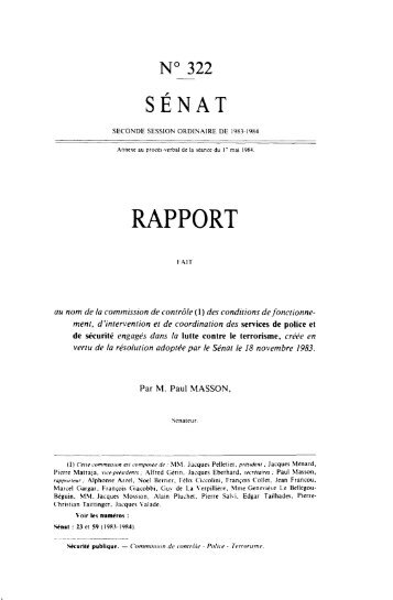 Le rapport au format pdf - Sénat