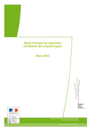 Mode d'emploi du répertoire ministériel des emplois ... - SUP-Equip