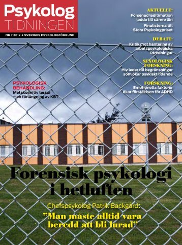 PT2012_07_ubilder - Sveriges Psykologförbund