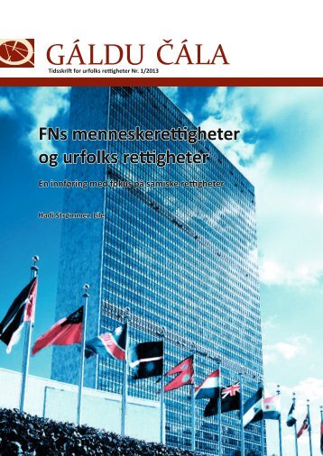 FNs menneskerettigheter og urfolks rettigheter - Gáldu - Resource ...