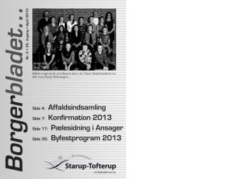 Borgerbladet… - Starup-Tofterup