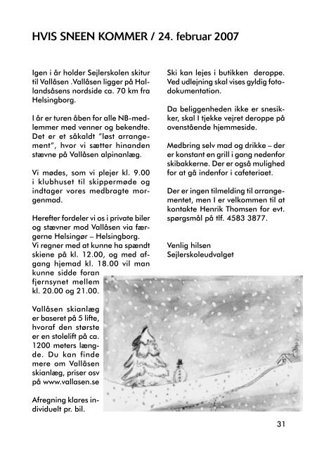 NB NYT Januar 2007 - Nivå Bådelaug - Sejl eller Surf i Nivå ...