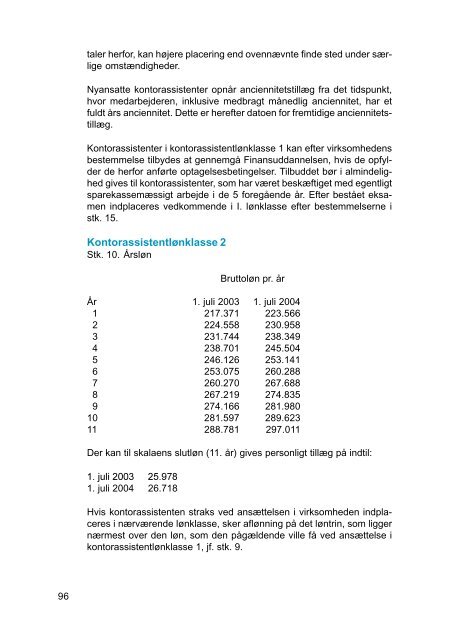 Standardoverenskomst - Finansforbundet