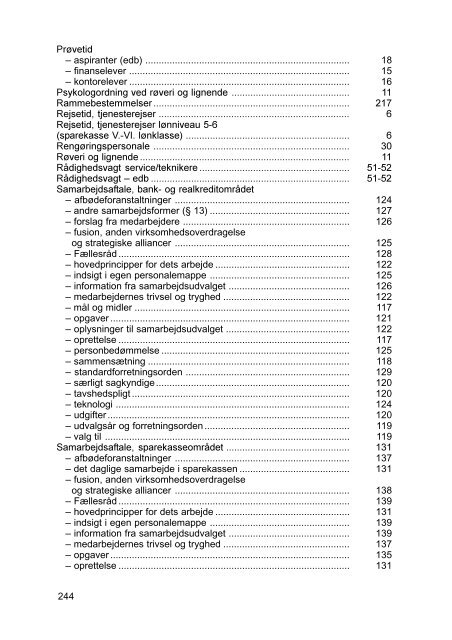 Standardoverenskomst - Finansforbundet