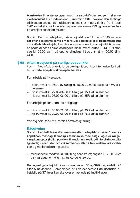 Standardoverenskomst - Finansforbundet