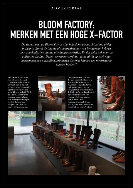 BLOOM FACTORY: MERKEN MET EEN HOGE X-FACTOR