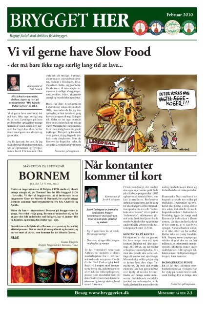 Vi vil gerne have Slow Food - Bryggeriet