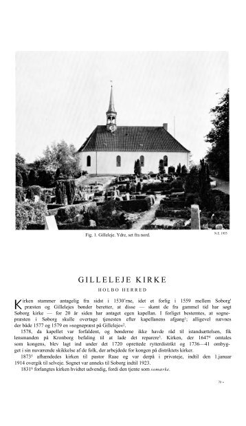 GILLELEJE KIRKE - Danmarks Kirker