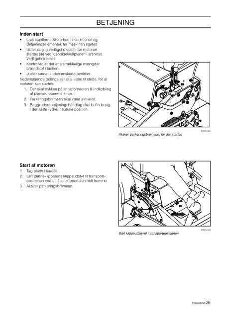 Brugsanvisning - Husqvarna