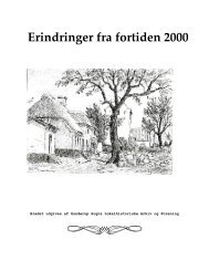 Erindringer fra fortiden 2000 - Gunderup sogns lokalhistorie