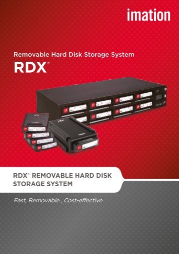 RDX® REMOVABLE HARD DISK STORAGE SYSTEM - Imation