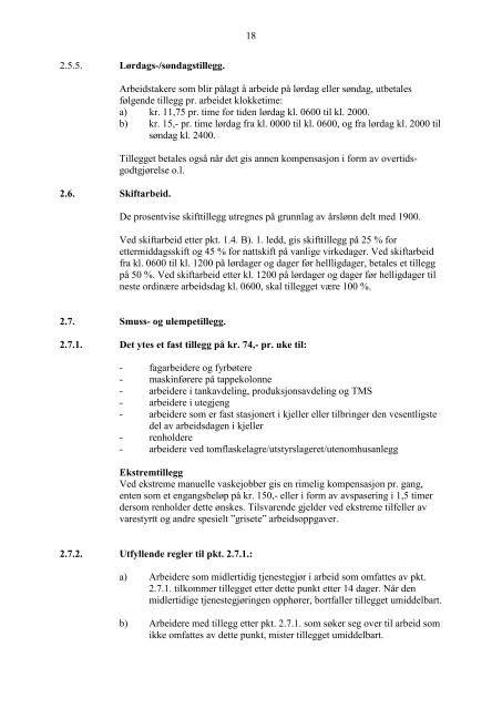 Arcus-Gruppen AS med datterselskaper 2012 - NHO Mat og Drikke