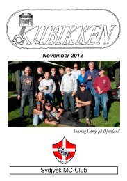 Kubikken - Sydjysk MotorCykel Club