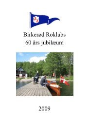 Birkerød Roklubs 60 års jubilæum 2009