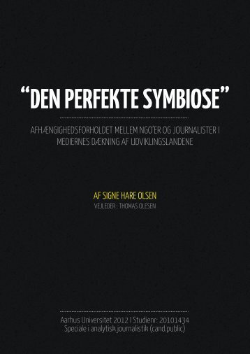 “DEN PERFEKTE SYMBIOSE” - Kommunikationsforum