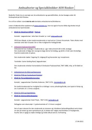 Læs mere om hvordan du booker en aftale her. - Psykiater.nu