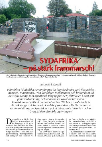 SYDAFRIKA - Nordisk Filateli