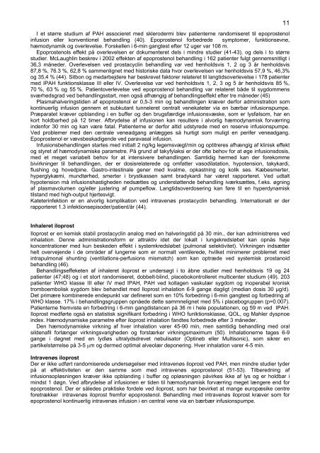 PULMONAL HYPERTENSION - Dansk Cardiologisk Selskab