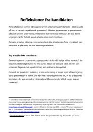 13.04.11: Refleksioner fra kandidaten - policy.dk