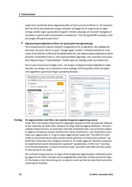 Usability-test af Statsbibliotekets søgesystem