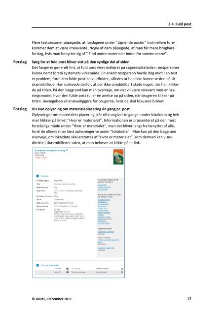 Usability-test af Statsbibliotekets søgesystem