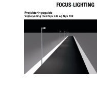 Projekteringsguide - Focus Lighting