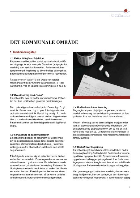 Patientsikkerhed i primærsektoren - Dansk Selskab for ...