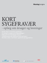 - oplæg om årsager og løsninger - Cabi