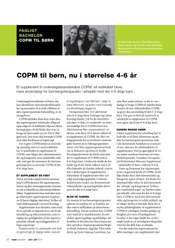 [pdf] COPM til børn, nu i størrelse 4-6 år