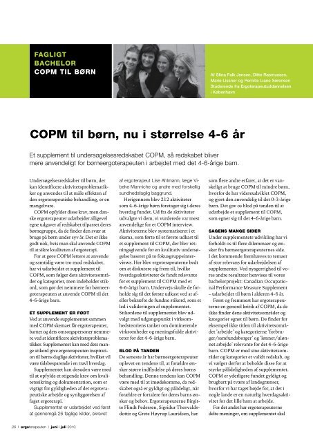 [pdf] COPM til børn, nu i størrelse 4-6 år