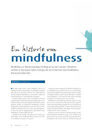 Artikel af Vibeke Adler om Mindfulness - Moksha