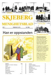 Skjeberg menighetsblad nummer 1 2013 - Sarpsborg kirke