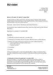 Referat - SU-rådet