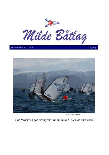 Medlemsblad nr. 2 2008 - Milde Båtlag